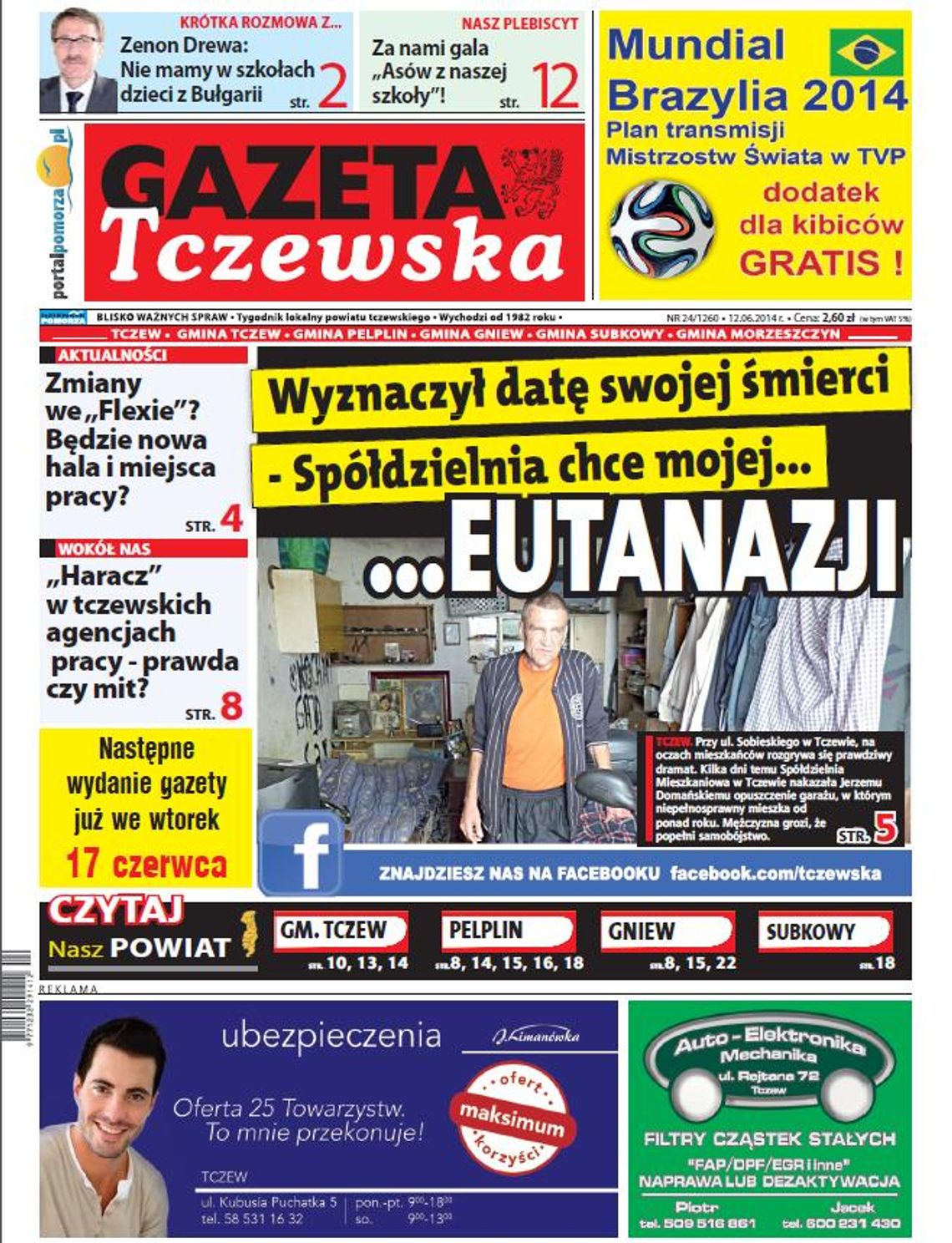 Gazeta Tczewska już w Twoim kiosku! Gazeta Tczewska już w Twoim kiosku!