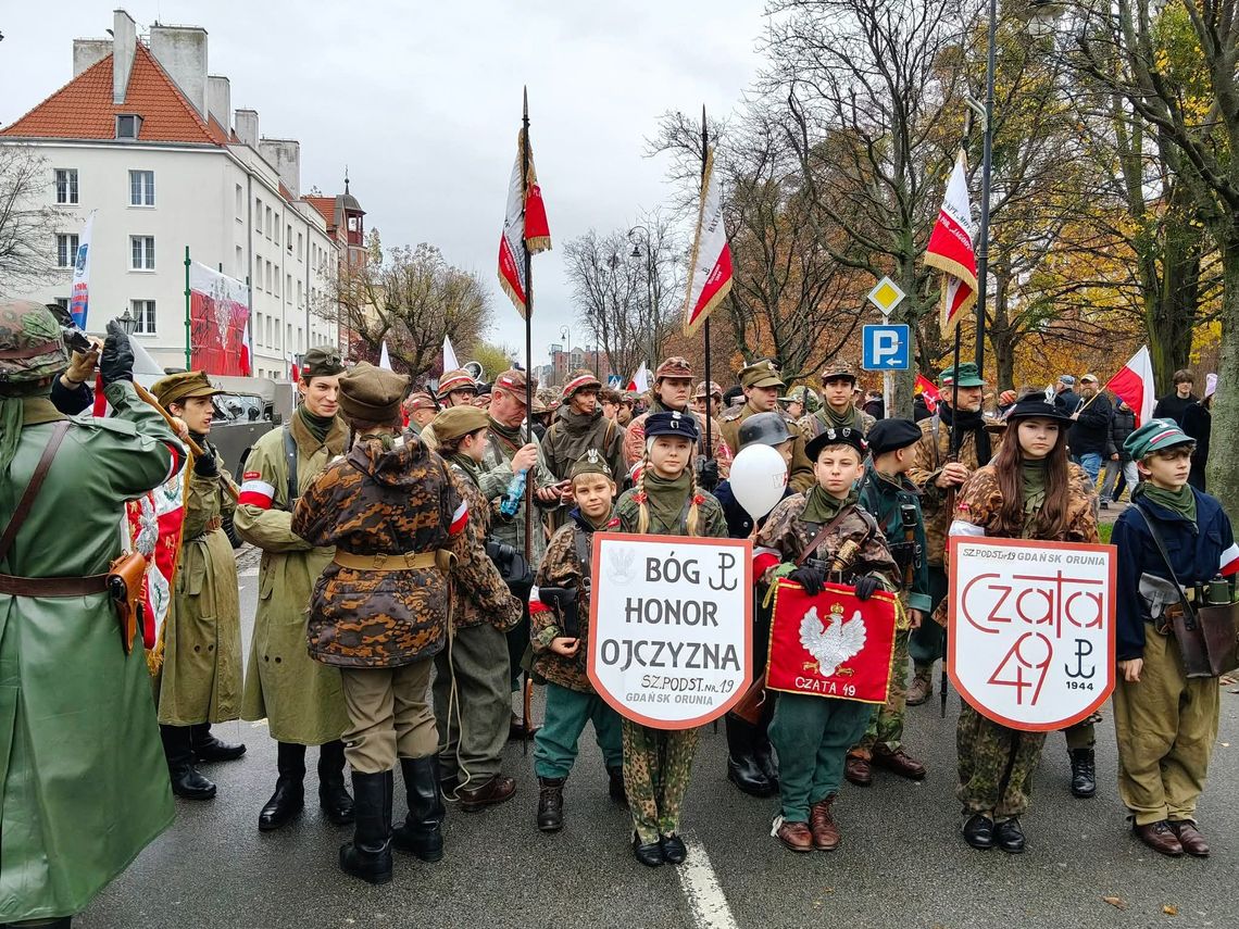 Gdańsk Świętował Niepodległość: Radość, Wspólnota i Wielka Parada na Ulicach Miasta Gdańsk Świętował Niepodległość: Radość, Wspólnota i Wielka Parada na Ulicach Miasta