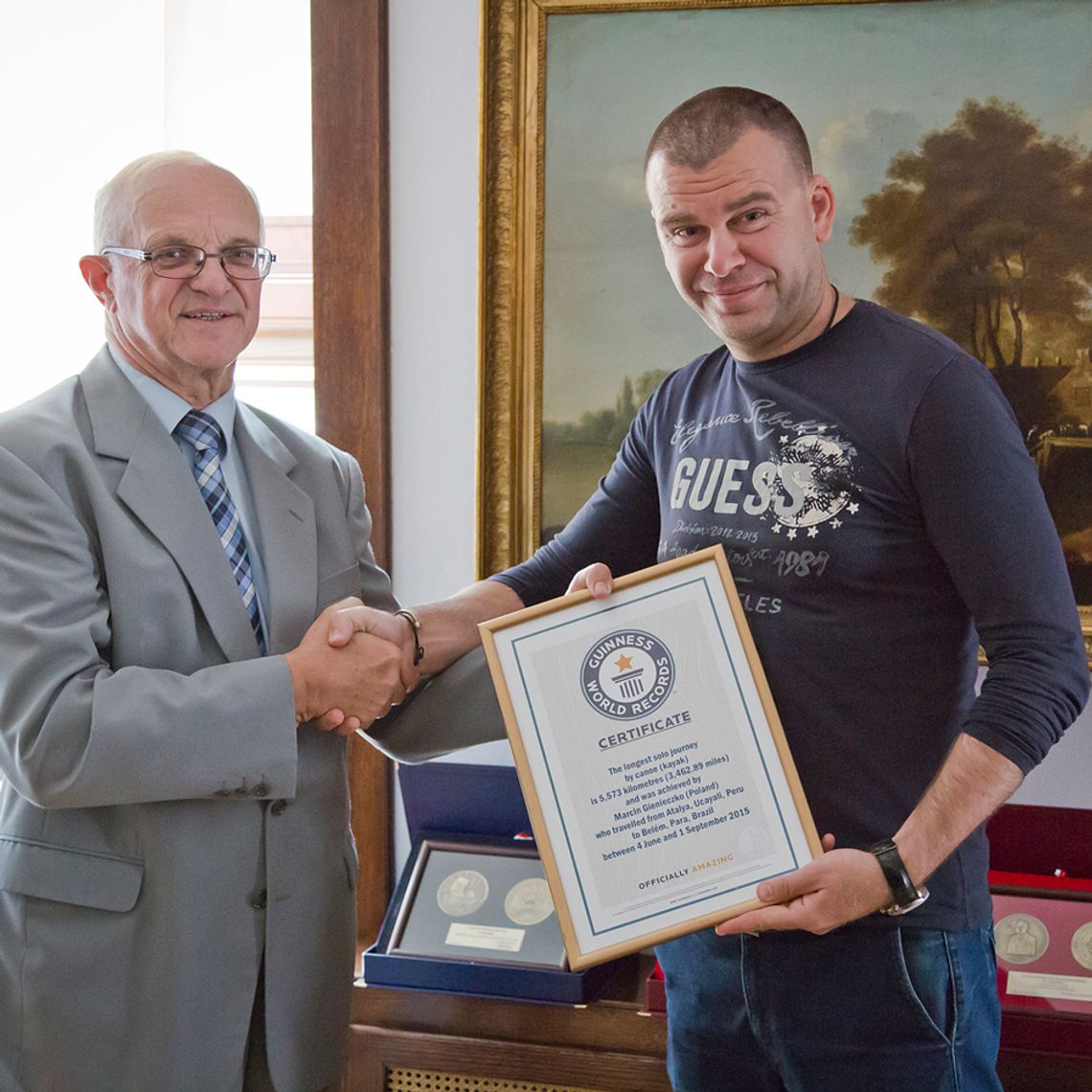 Guinness obok canoe w Centrum Konserwacji Wraków! Guinness obok canoe w Centrum Konserwacji Wraków!