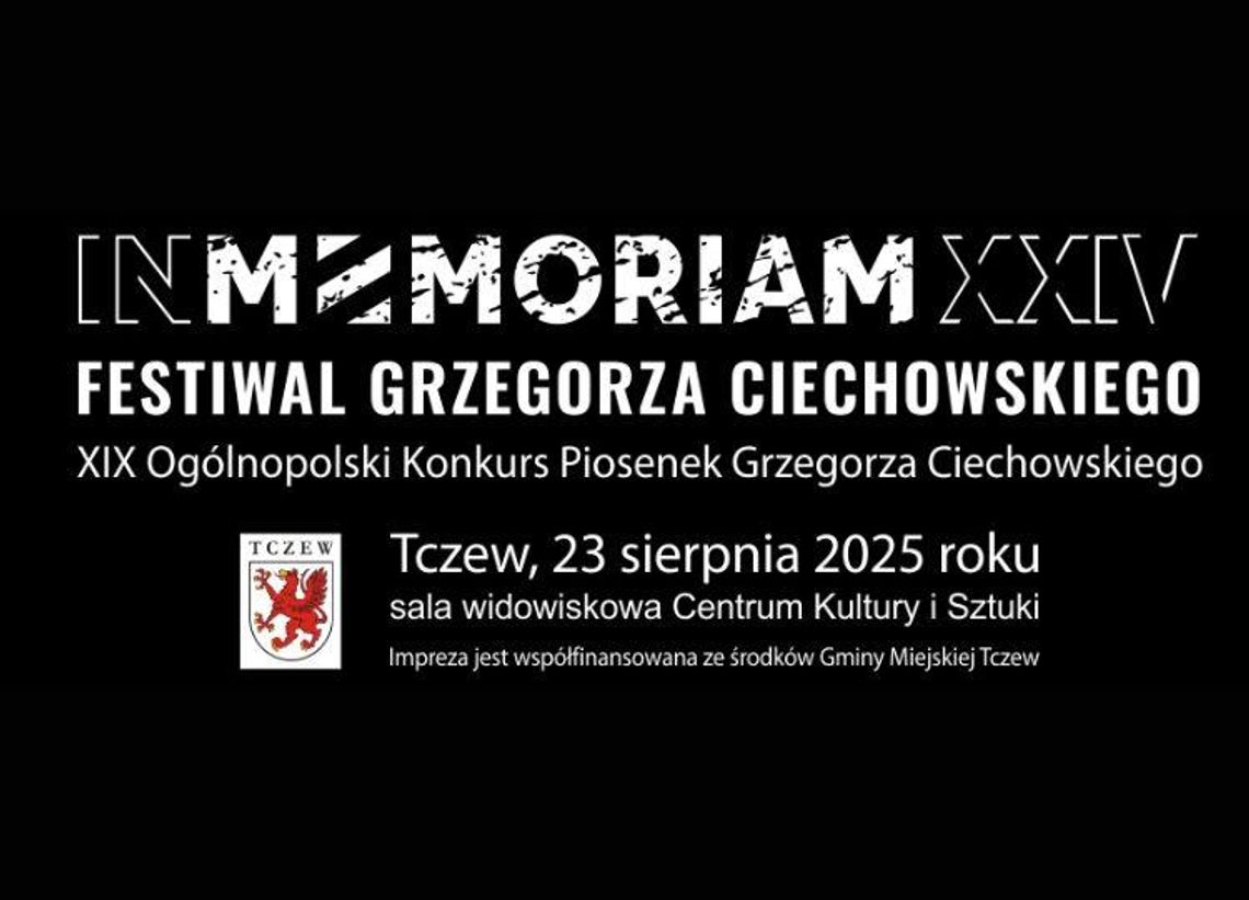 In Memoriam XXIV Festiwal Grzegorza Ciechowskiego w Tczewie. Muzyczne święto pamięci i twórczości lidera Republiki.