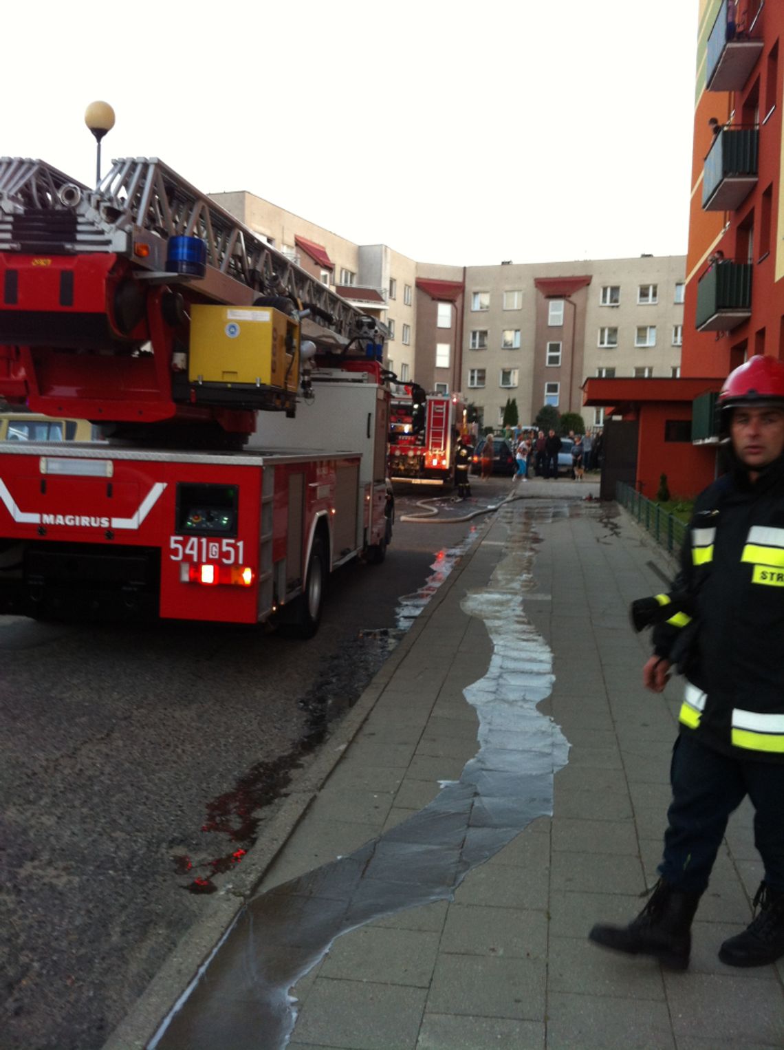 Interwencja strażacka na ul. Jagiełły 