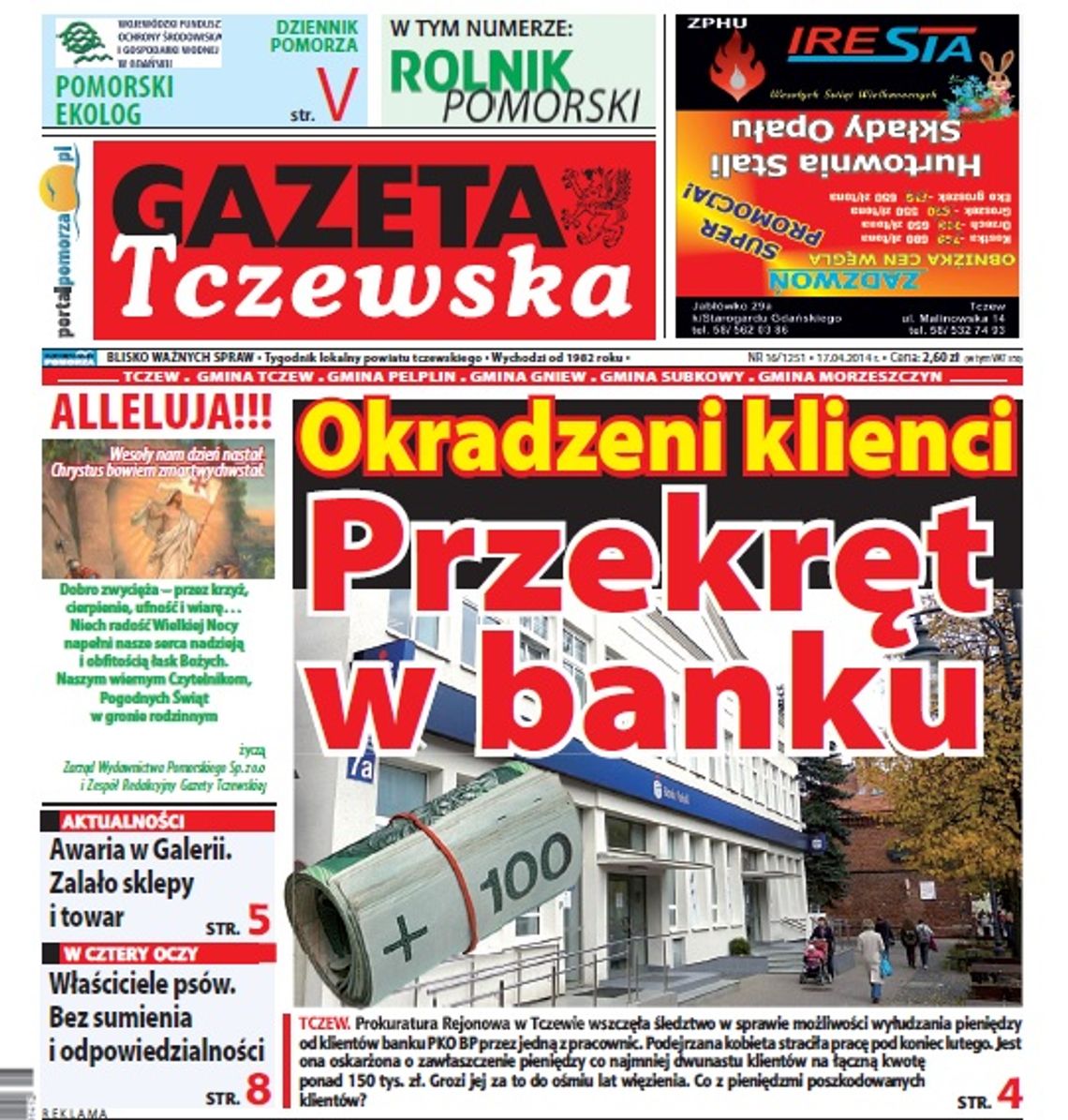 Już dziś w Gazecie Tczewskiej! Już dziś w Gazecie Tczewskiej!