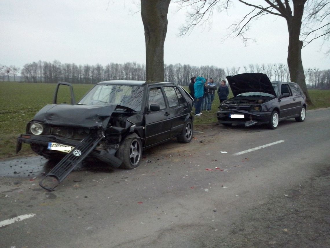 Karambol w Bałdowie. 5 aut rozbitych! Karambol w Bałdowie. 5 aut rozbitych!