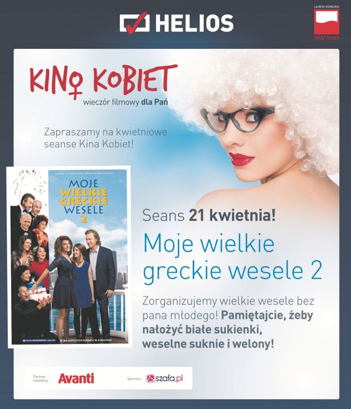 Kino Kobiet - Moje wielkie greckie wesele 2 już w czwartek Kino Kobiet - Moje wielkie greckie wesele 2 już w czwartek