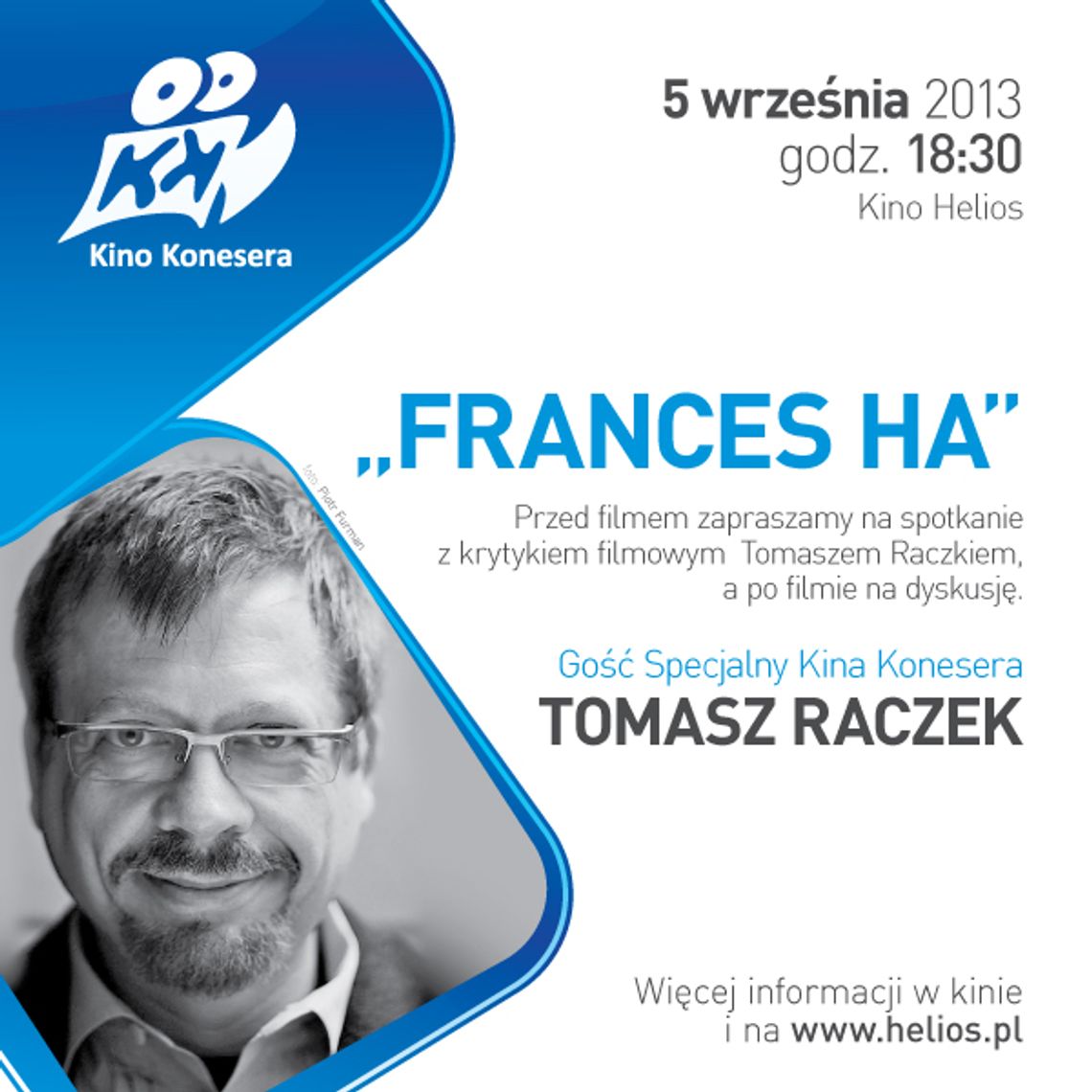 Kino konesera – Frances Ha i dyskusje z Raczkiem Kino konesera – Frances Ha i dyskusje z Raczkiem
