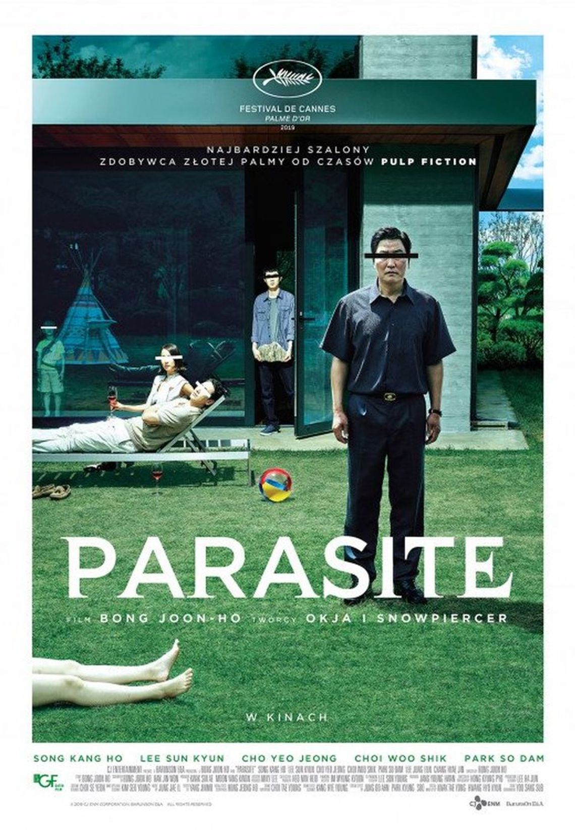 KINO W PARKU – projekcja filmu „Parasite” reż. Bong Joon-ho.