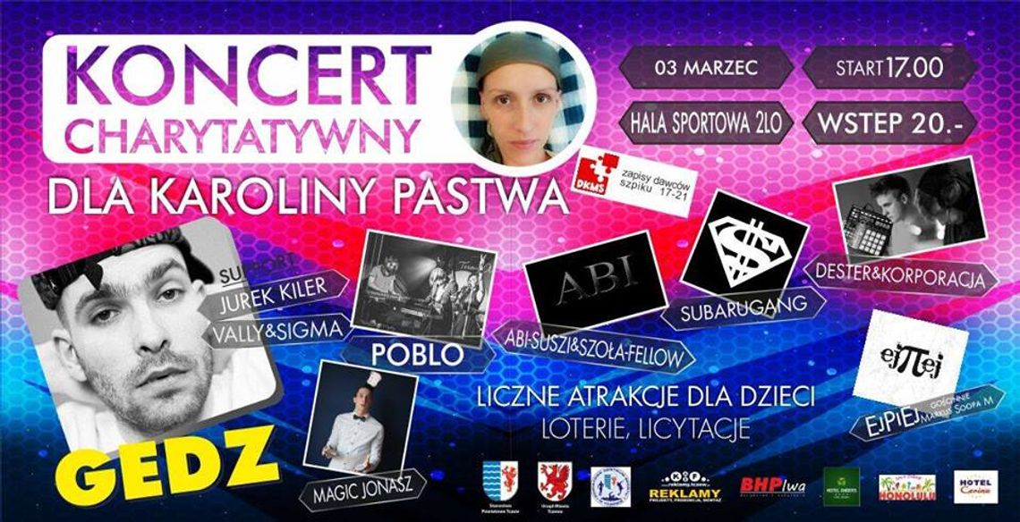 Koncert dla chorej Karoliny już dziś w Marysieńce. Musimy tam być!