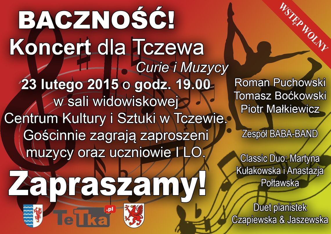 Koncert dla Tczewa - wspólne muzykowanie z licealistami Koncert dla Tczewa - wspólne muzykowanie z licealistami