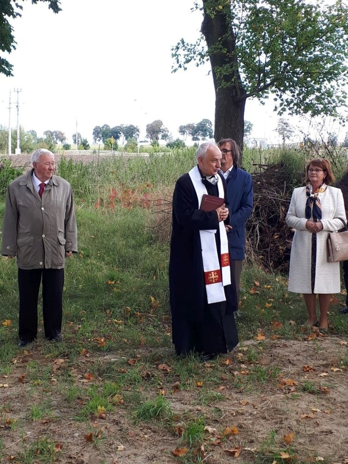 Krzyż na dawnym cmentarzu cholerycznym w Pelplinie 