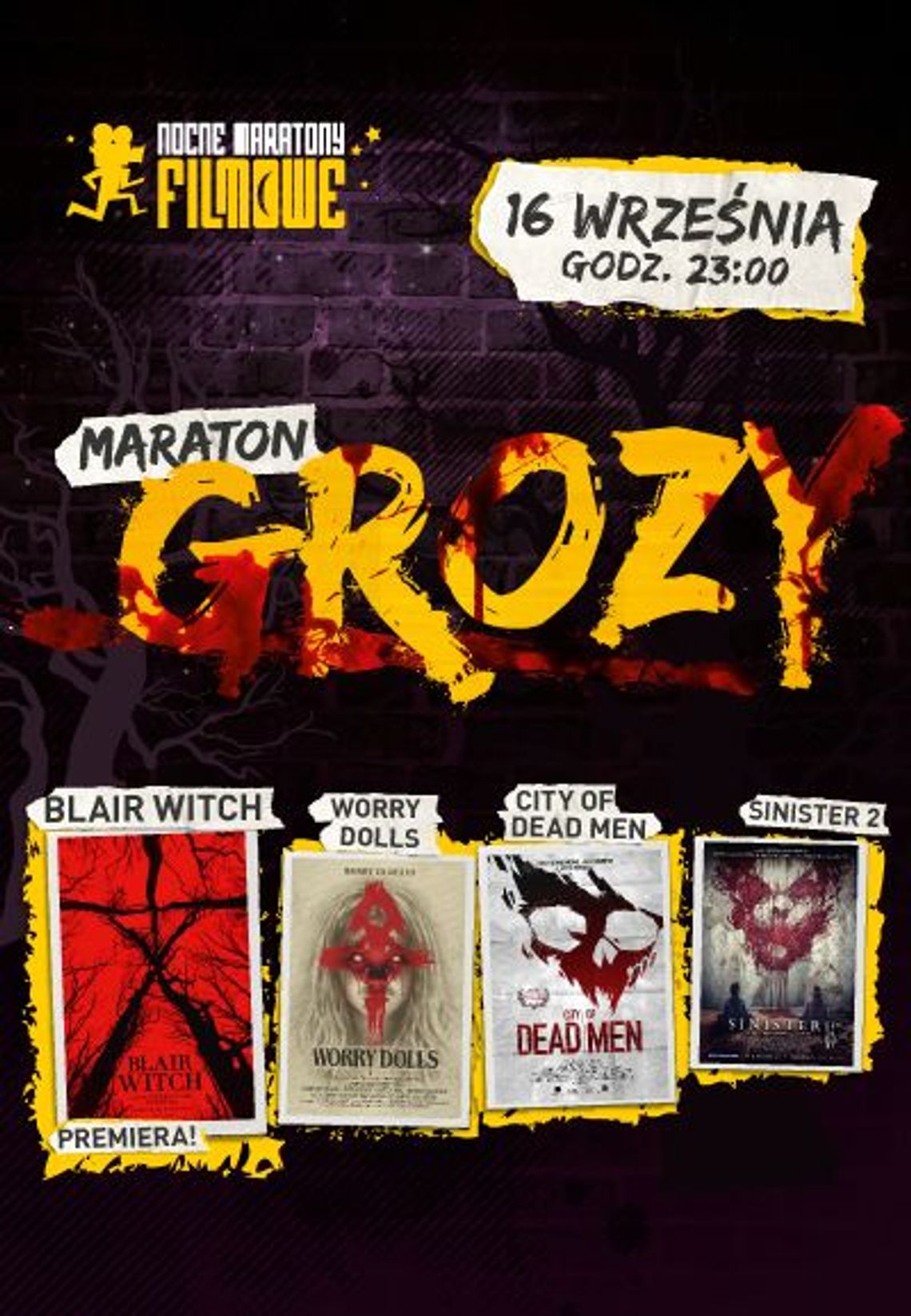 Maraton Grozy z premierą „Blair Witch” w kinie Helios Maraton Grozy z premierą „Blair Witch” w kinie Helios