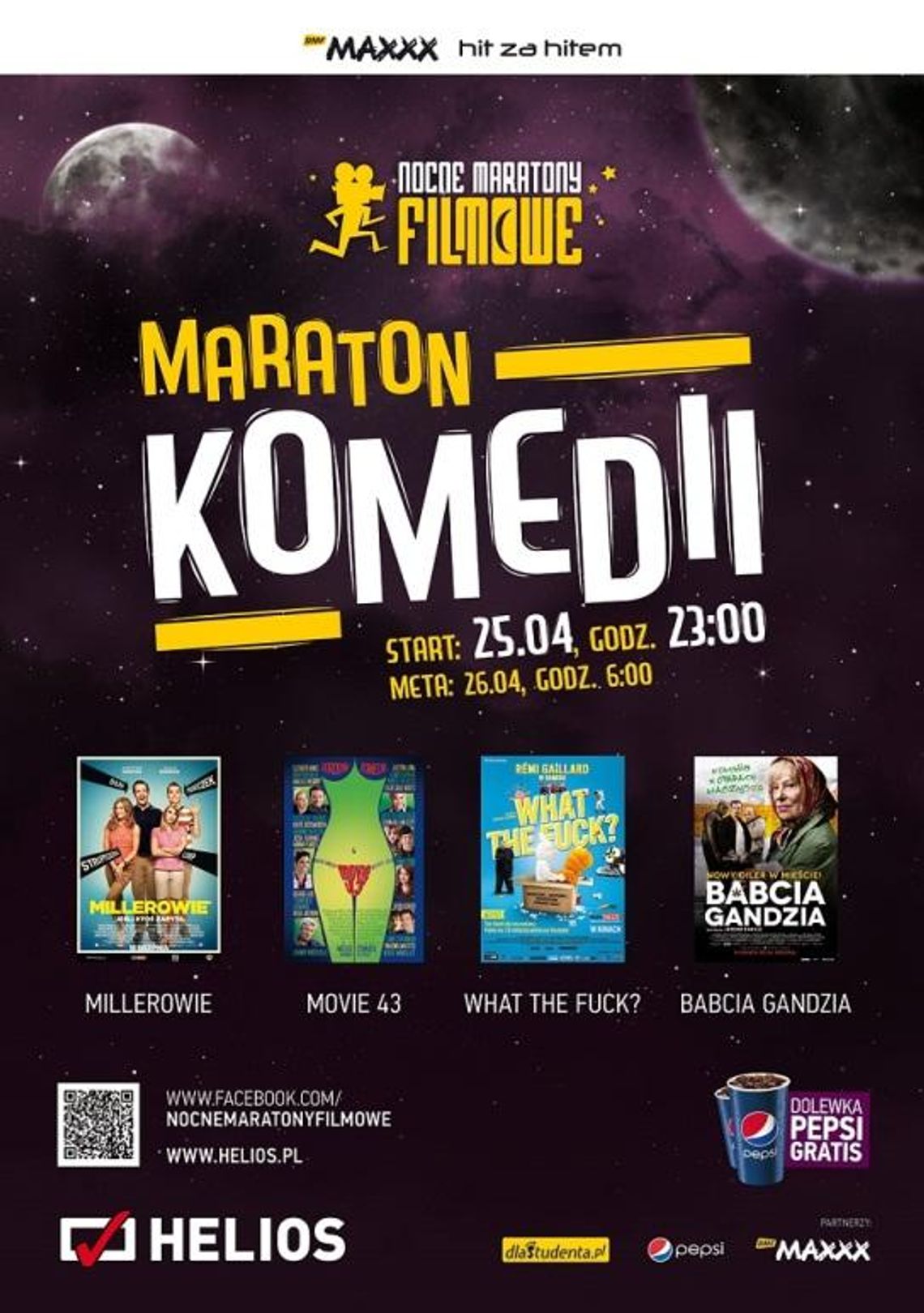 MARATON KOMEDII w kinie Helios MARATON KOMEDII w kinie Helios