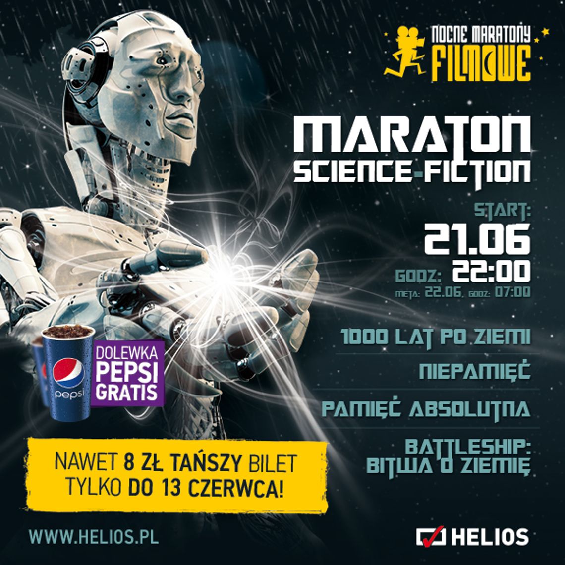 Maraton Science-Fiction w kinie Helios. BILETY ROZDANE!
