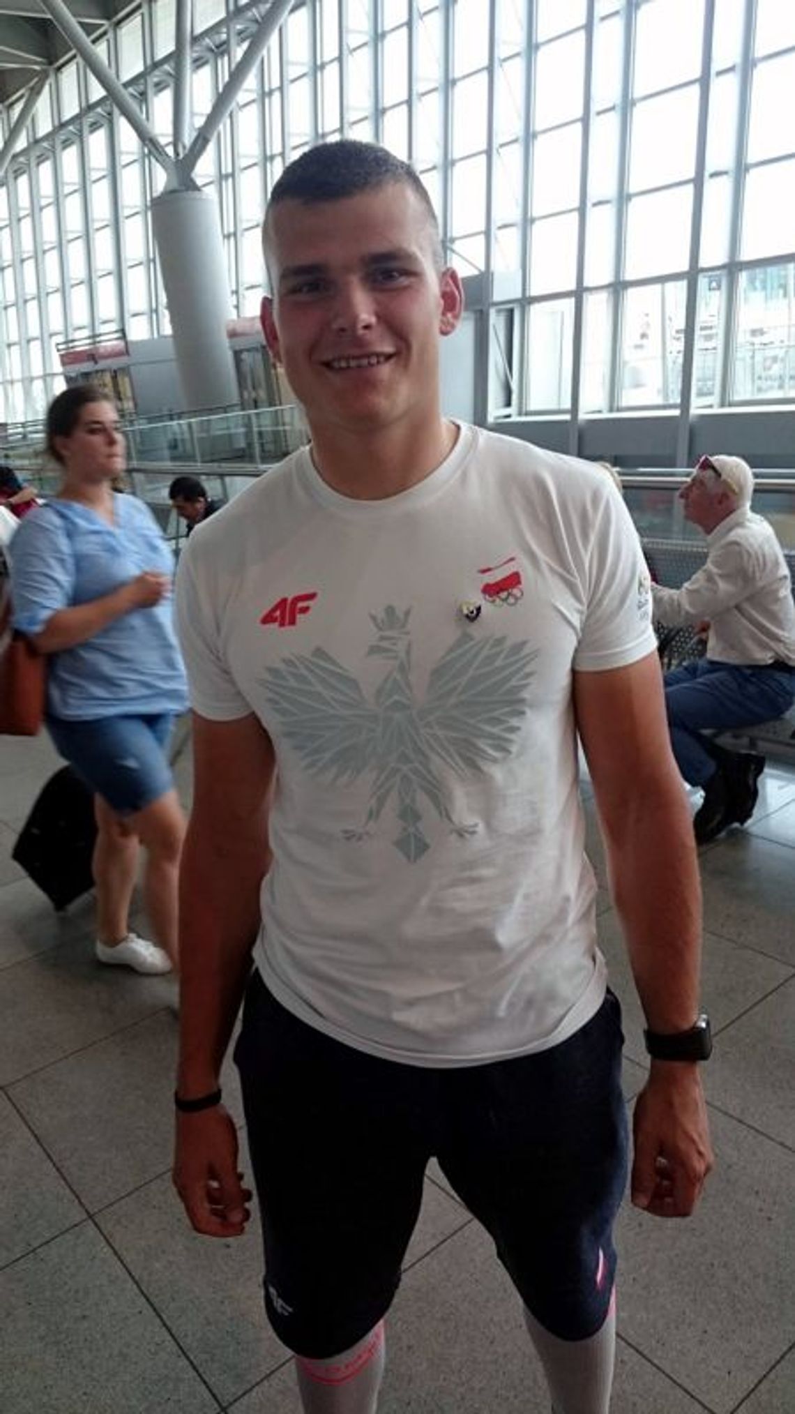 Mateusz Biskup pozdrawia z Rio!