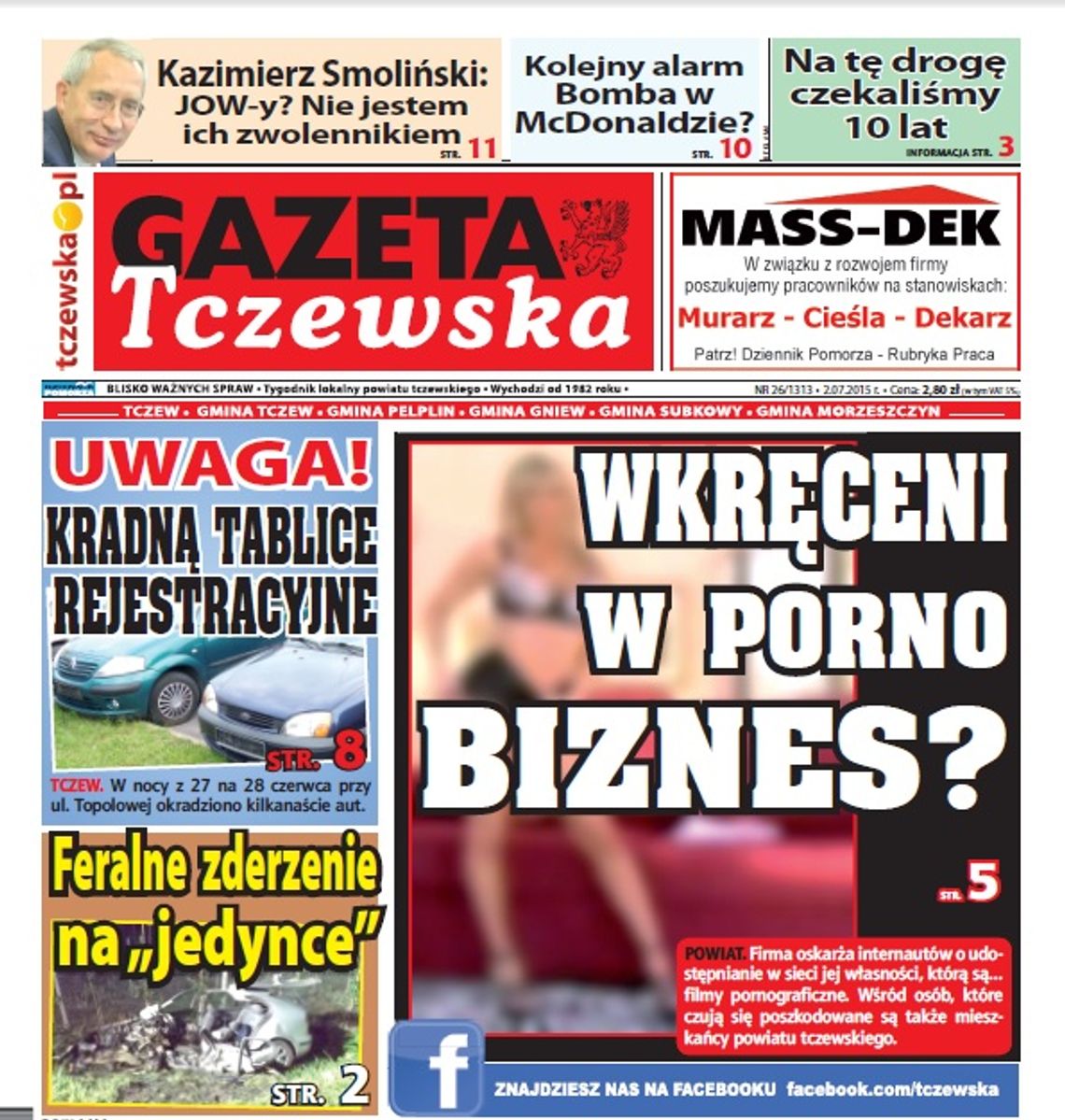Mieszkańcy powiatu wkręceni w porno biznes? Czytaj nowy numer GT!