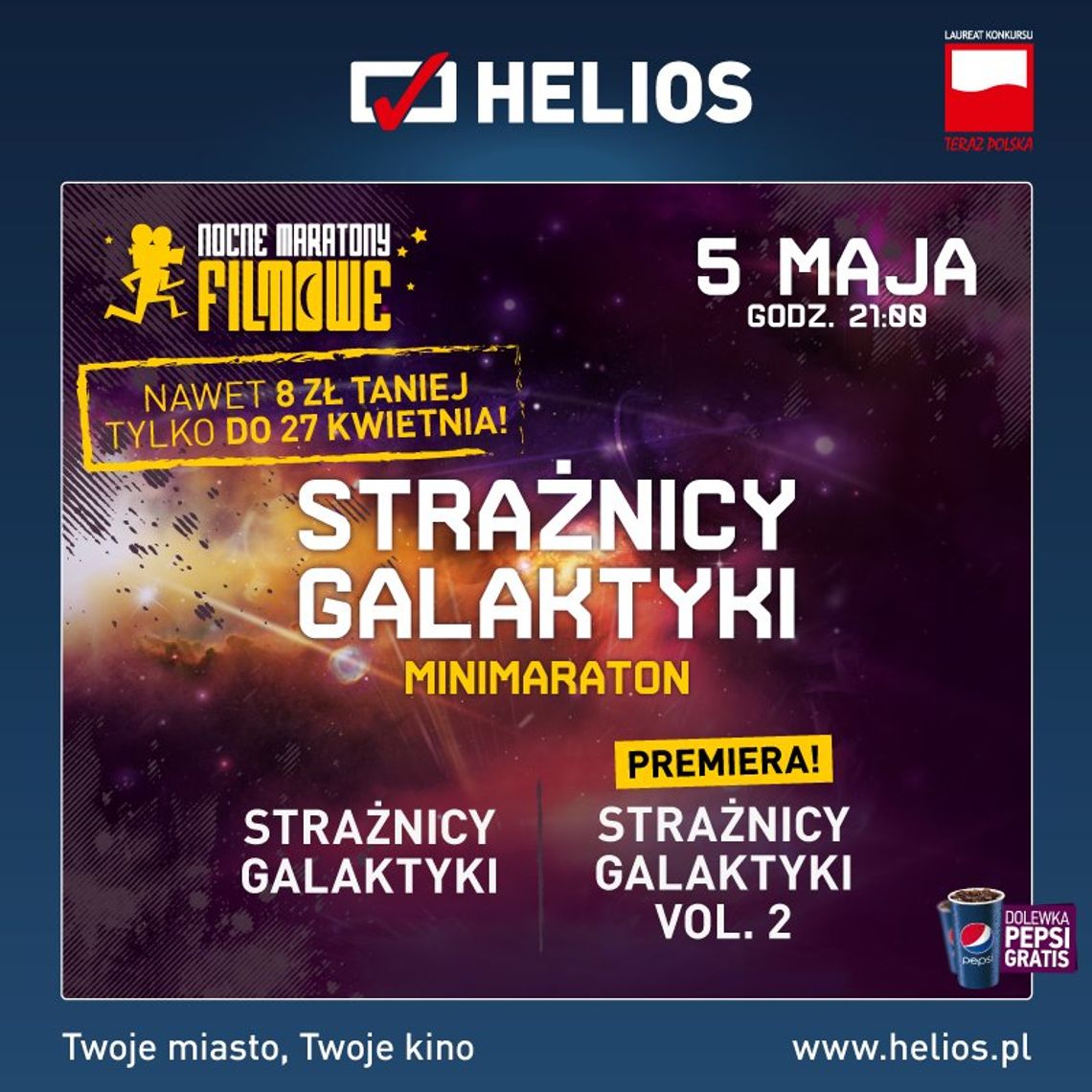 Minimaraton „Strażników Galaktyki” w kinie Helios Minimaraton „Strażników Galaktyki” w kinie Helios