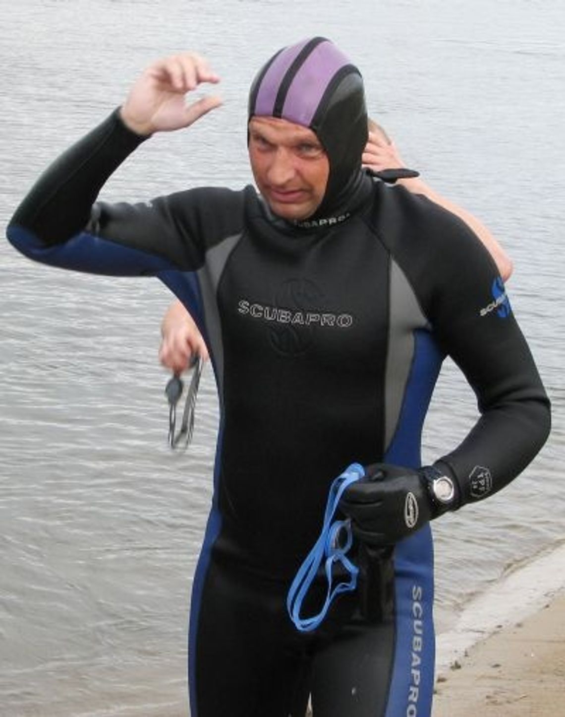 Morzem wpław -  próba naczelnika Szlagowskiego