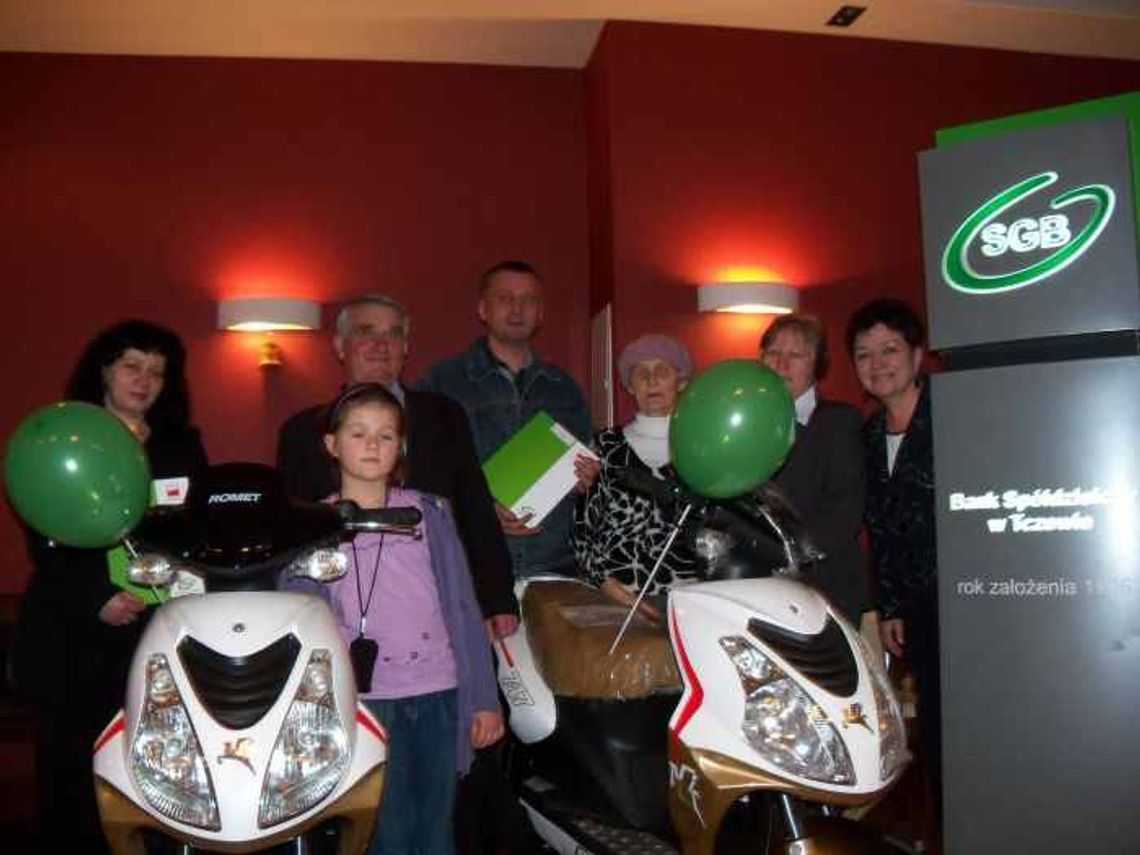 Nagrody dla laureatów loterii SGB