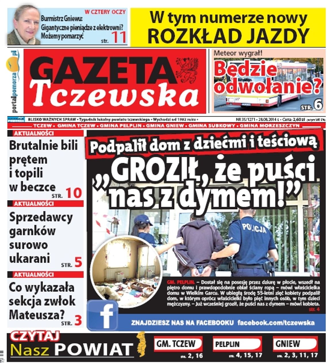 Najnowsza "Gazeta Tczewska" z rozkładem już w kioskach!