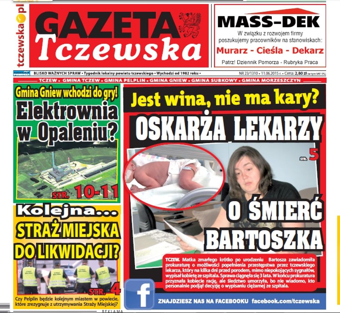 Najnowszy numer Gazety Tczewskiej już w kiosku! Najnowszy numer Gazety Tczewskiej już w kiosku!