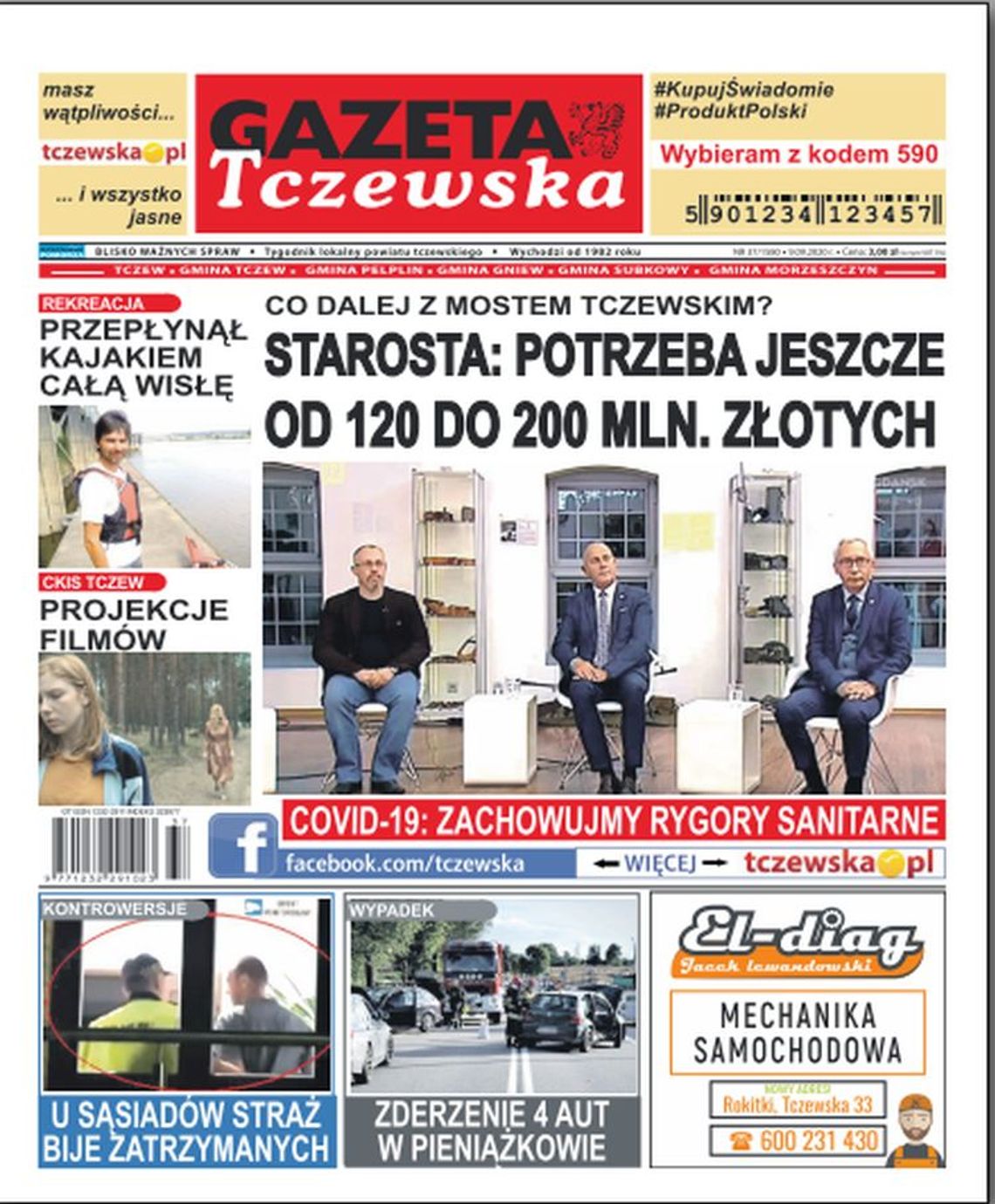 Najnowszy numer Gazety Tczewskiej już w sprzedaży!!! A w środku…