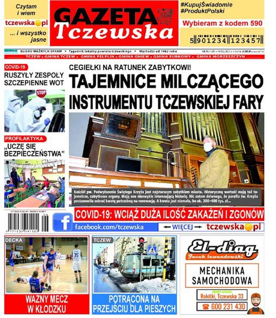 Najnowszy numer Gazety Tczewskiej już w sprzedaży. Świeże informacje z Tczewa i gmin naszego powiatu już w Twoim kiosku. Co w środku?