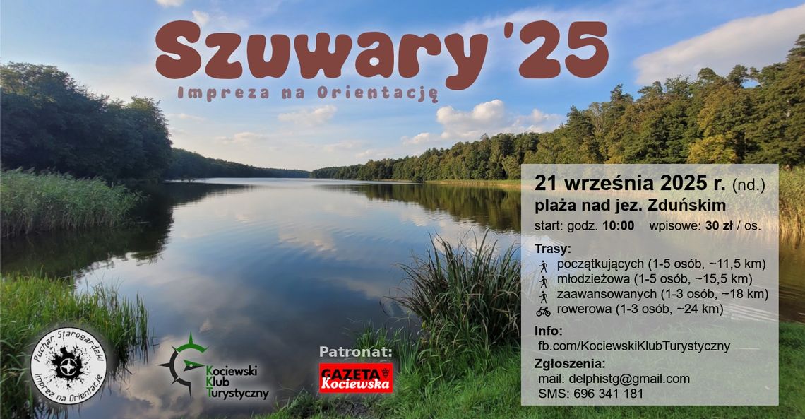 [NASZ PATRONAT] Już w weekend Impreza na Orientację Szuwary '25
