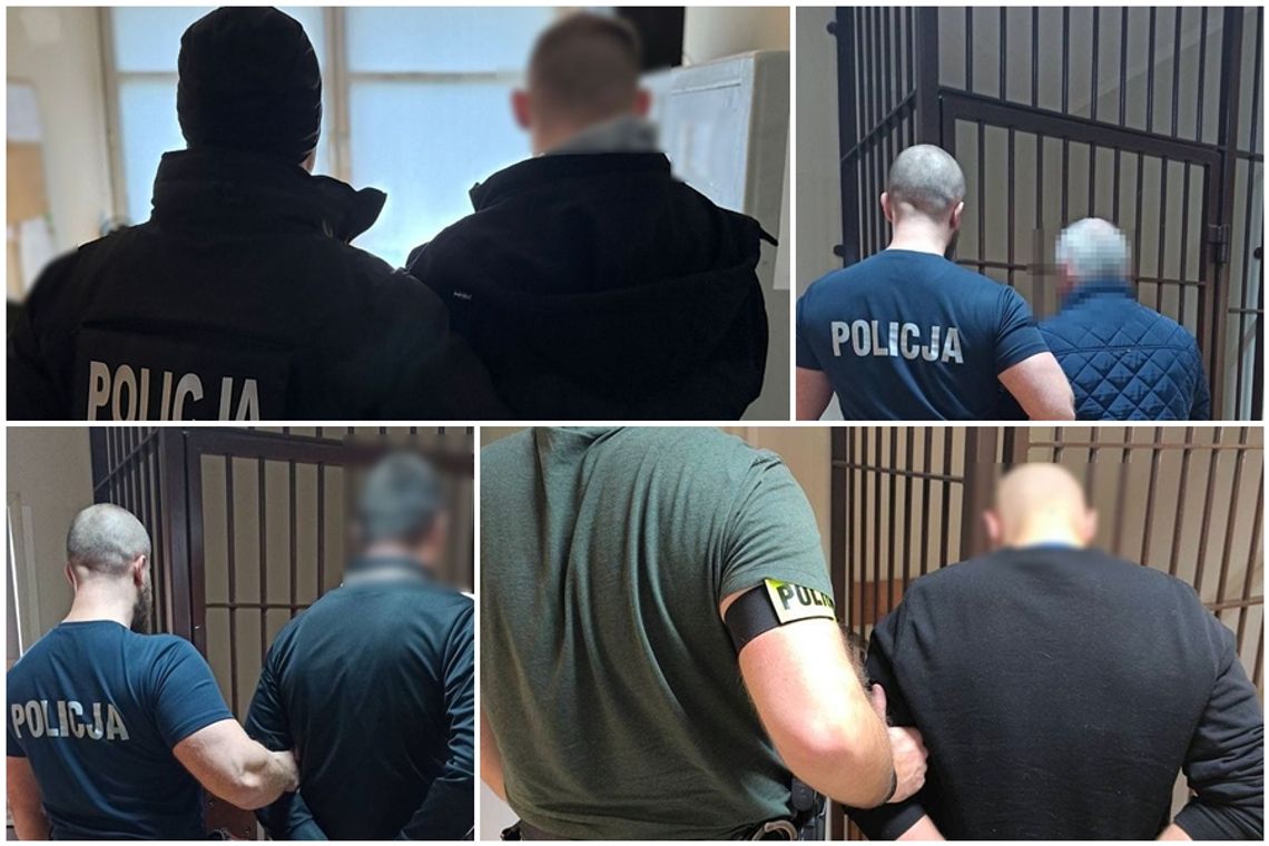 Nie uniknęli odpowiedzialności. Poszukiwani trafili za kraty po akcji policji Nie uniknęli odpowiedzialności. Poszukiwani trafili za kraty po akcji policji
