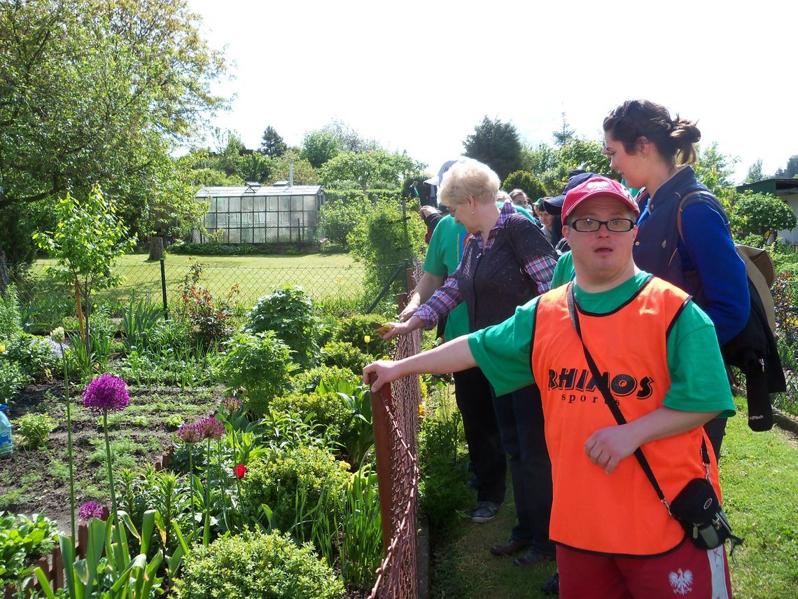 Niepełnosprawni odwiedzili tczewskie ogrody działkowe