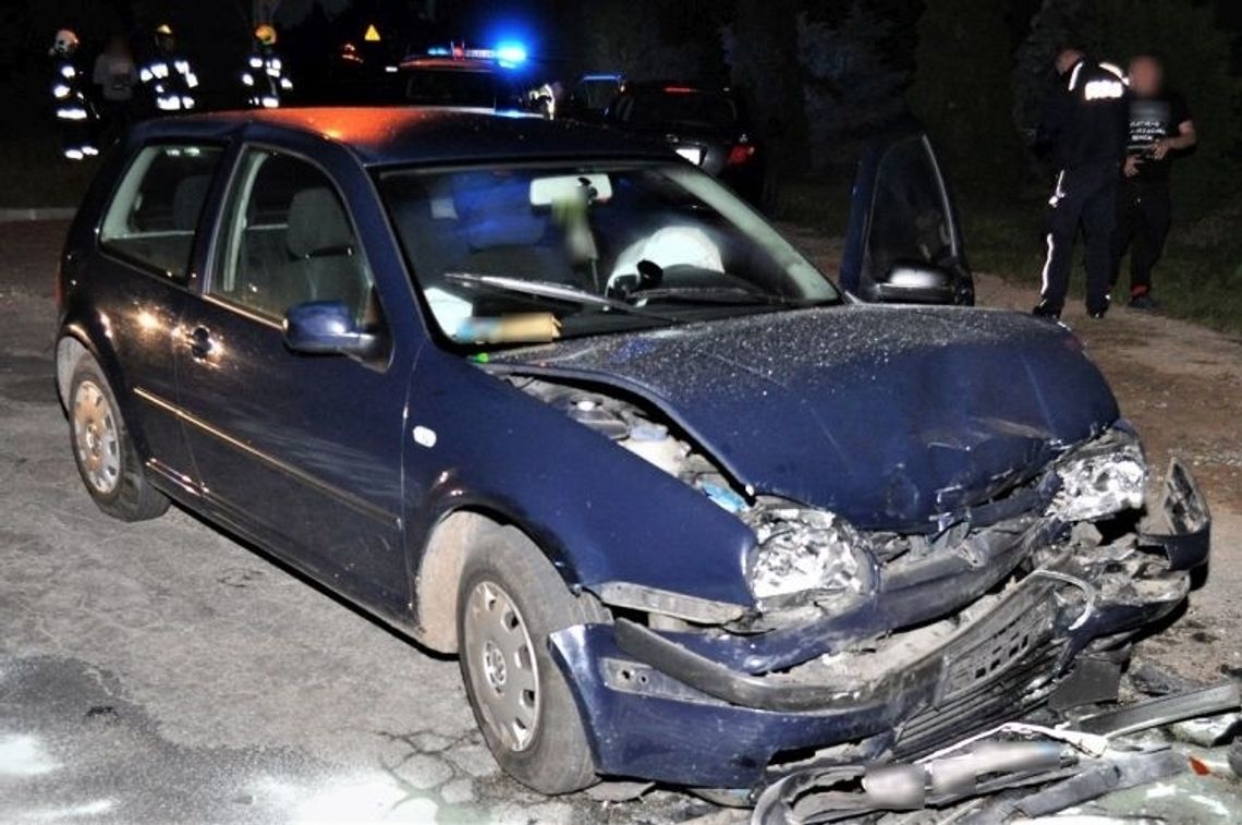 NIETRZEŹWY 63-LATEK SPOWODOWAŁ WYPADEK