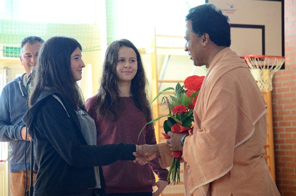 Niezwykły gość z Indii w opaleńskiej szkole Niezwykły gość z Indii w opaleńskiej szkole