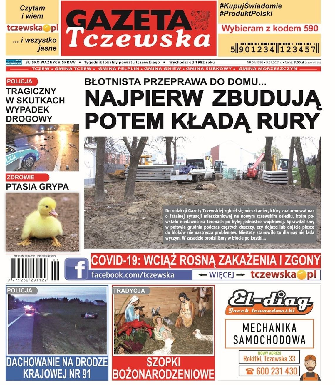 Noworoczy numer Gazety Tczewskiej już w sprzedaży! Najnowsze wiadomości z Tczewa i gmin naszego powiatu w Twoim kiosku. Co w środku?
