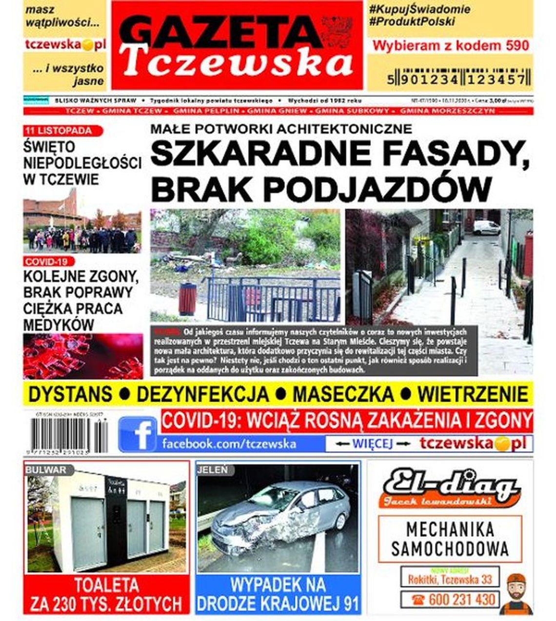 Nowy numer Gazety Tczewskiej już w sprzedaży. Najświeższe informacje z Tczewa oraz gmin naszego powiatu dostępne w Twoim kiosku. Co w środku?