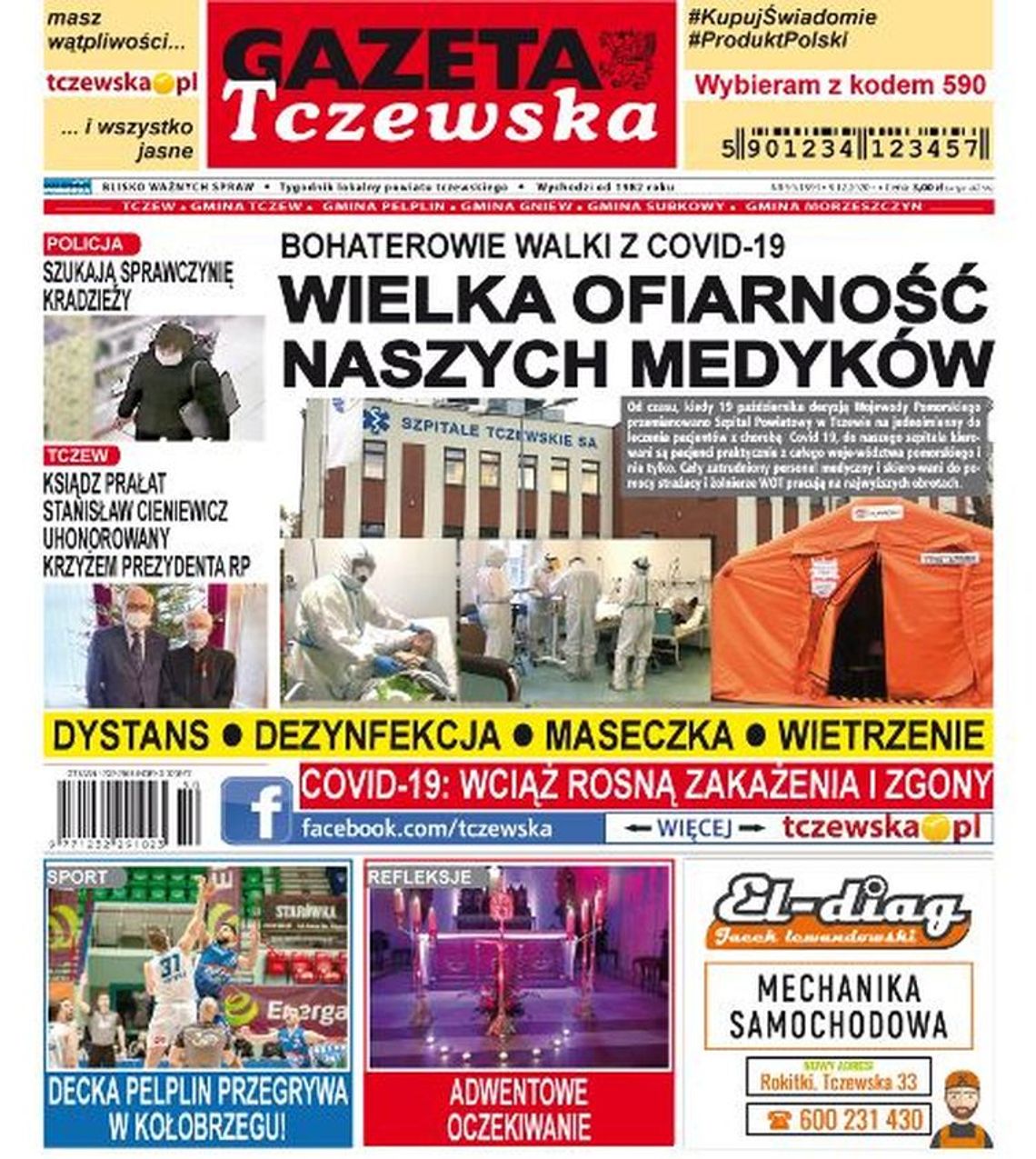 Nowy numer Gazety Tczewskiej już w sprzedaży. Najświeższe wiadomości z Tczewa i gmin naszego powiatu już w twoim kioski. A w nim…
