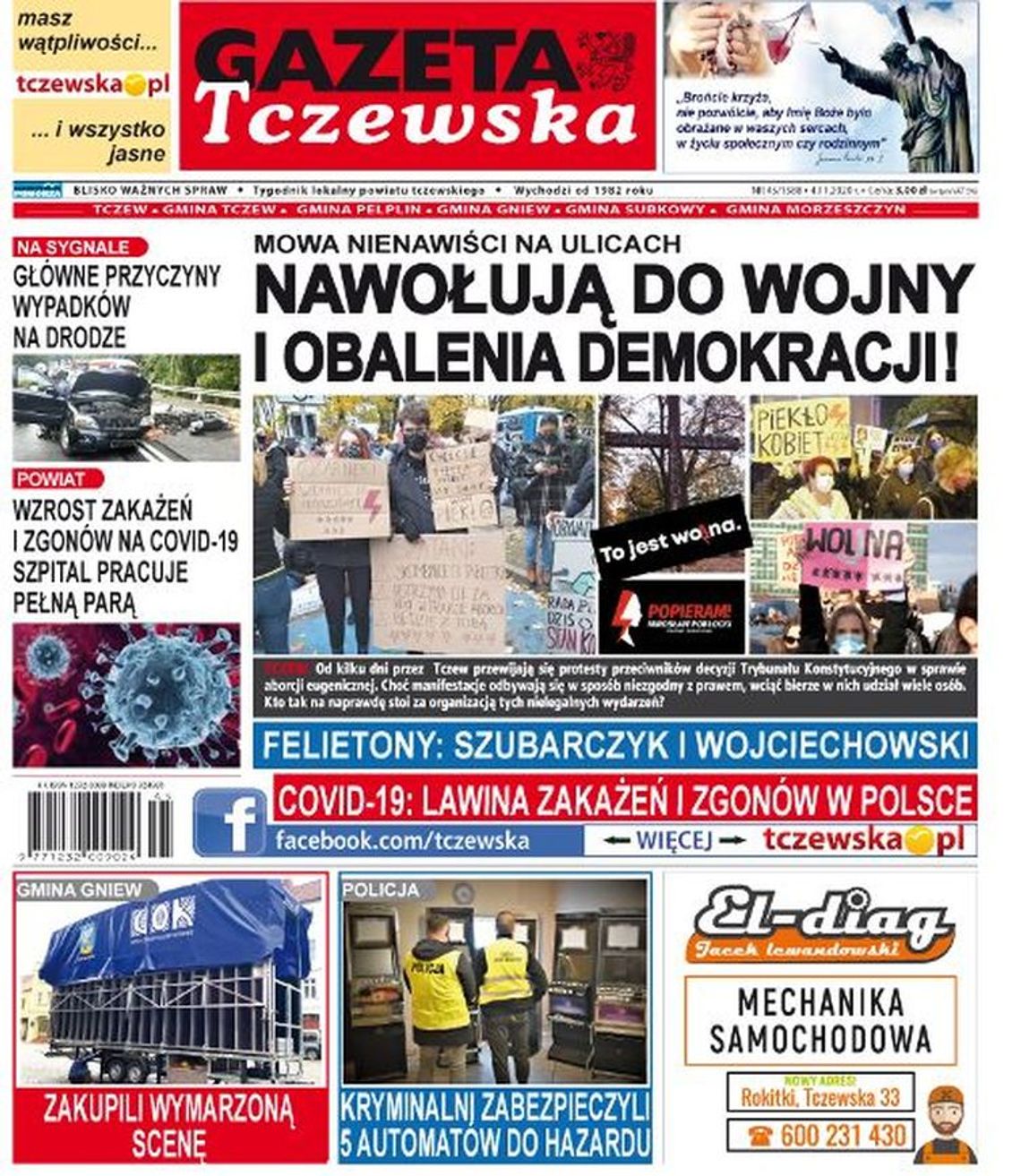 Nowy numer Gazety Tczewskiej już w sprzedaży!!! Najświeższe wiadomości z Tczewa i gmina naszego powiatu dostępne w Twoim kiosku. Co w środku?
