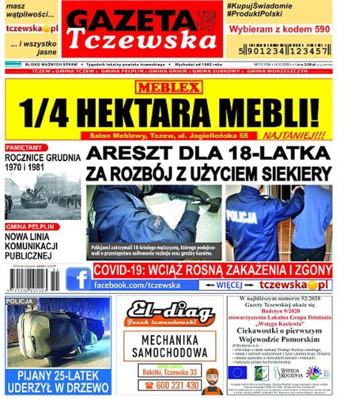 Nowy numer Gazety Tczewskiej już w sprzedaży! Świeże informacje z Tczewa i okolic naszego powiatu już w Twoim kiosku. Co w środku?