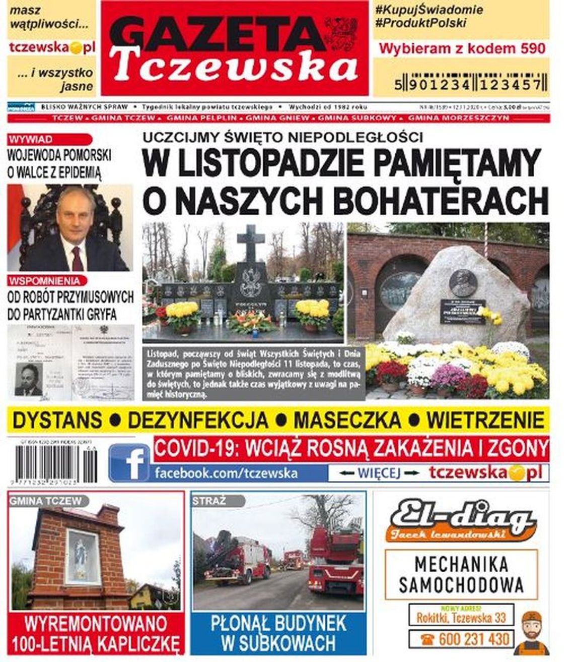 Nowy numer Gazety Tczewskiej już w sprzedaży! Wiadomości z Tczewa i gmin naszego powiatu w Twoim kiosku. A w środku…