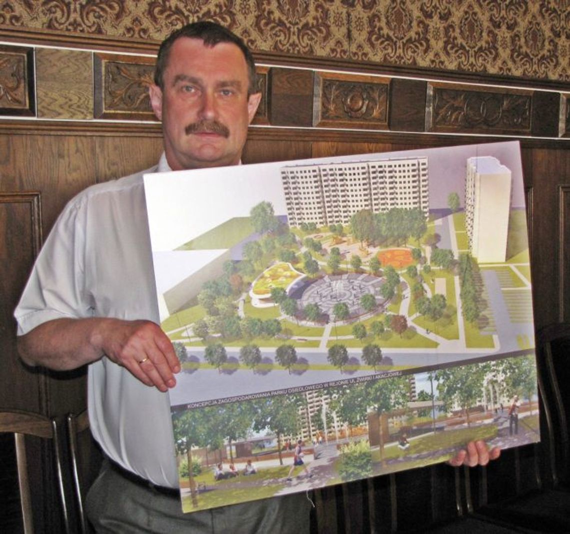 Nowy wygląd centrum Suchostrzyg