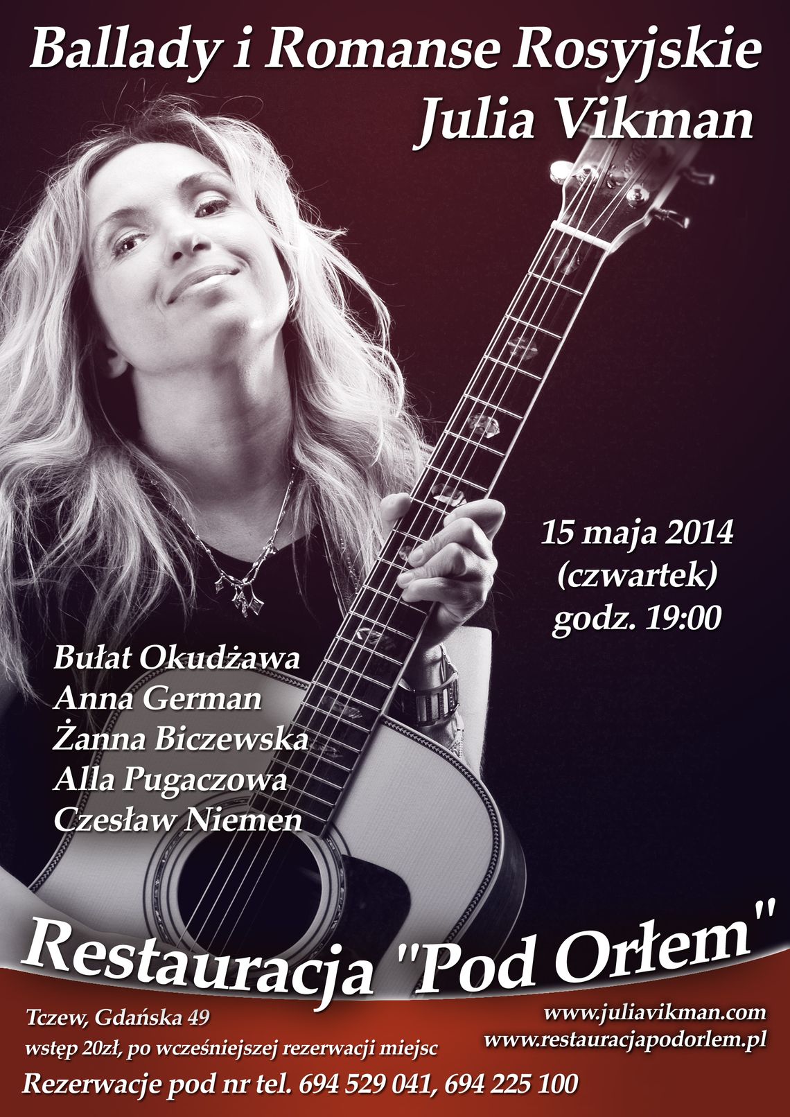 Odbierz podwójne zaproszenie na koncert! (Nieaktualne) Odbierz podwójne zaproszenie na koncert! (Nieaktualne)