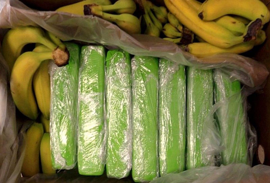 Opakowania z kokainą w kartonach z bananami?! Sprawę bada policja