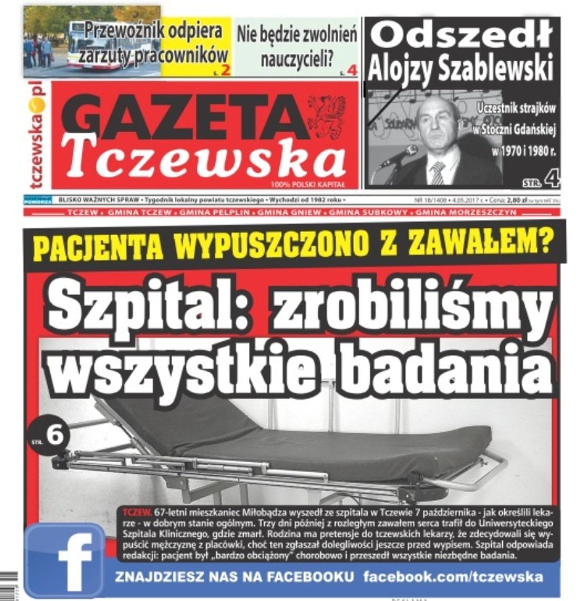 Pacjenta wypuszczono z zawałem? Szpital: zrobiliśmy wszystkie badania. Czytaj GT Pacjenta wypuszczono z zawałem? Szpital: zrobiliśmy wszystkie badania. Czytaj GT