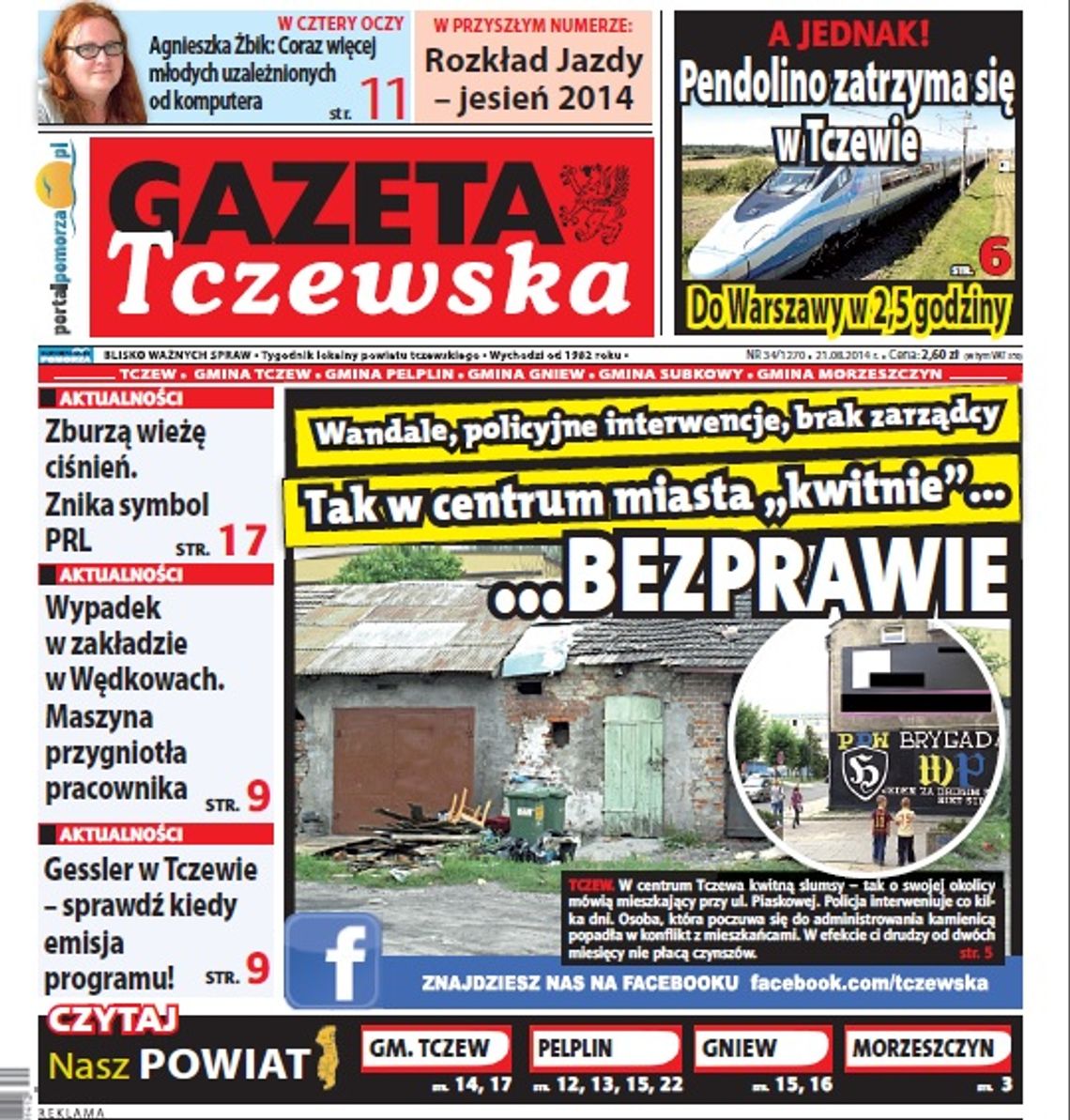 Pendolino, Gessler, porwanie 13-latki, wypadek w zakładzie. Czytaj w GT!