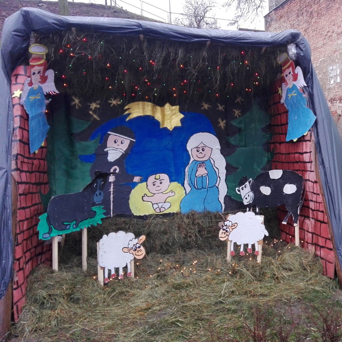 Piękna szopka stanęła przy ul. Zamkowej w Tczewie