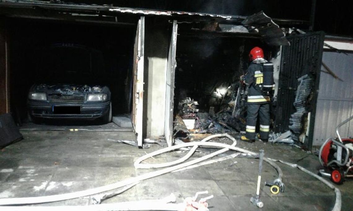 PILNE. Pożar garażu przy ul. Jagiellońskiej. Niestety jedna osoba została ranna PILNE. Pożar garażu przy ul. Jagiellońskiej. Niestety jedna osoba została ranna