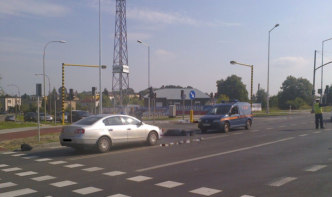 PILNE. Śmiertelny wypadek na al. Kociewskiej. Rowerzysta zginął na miejscu