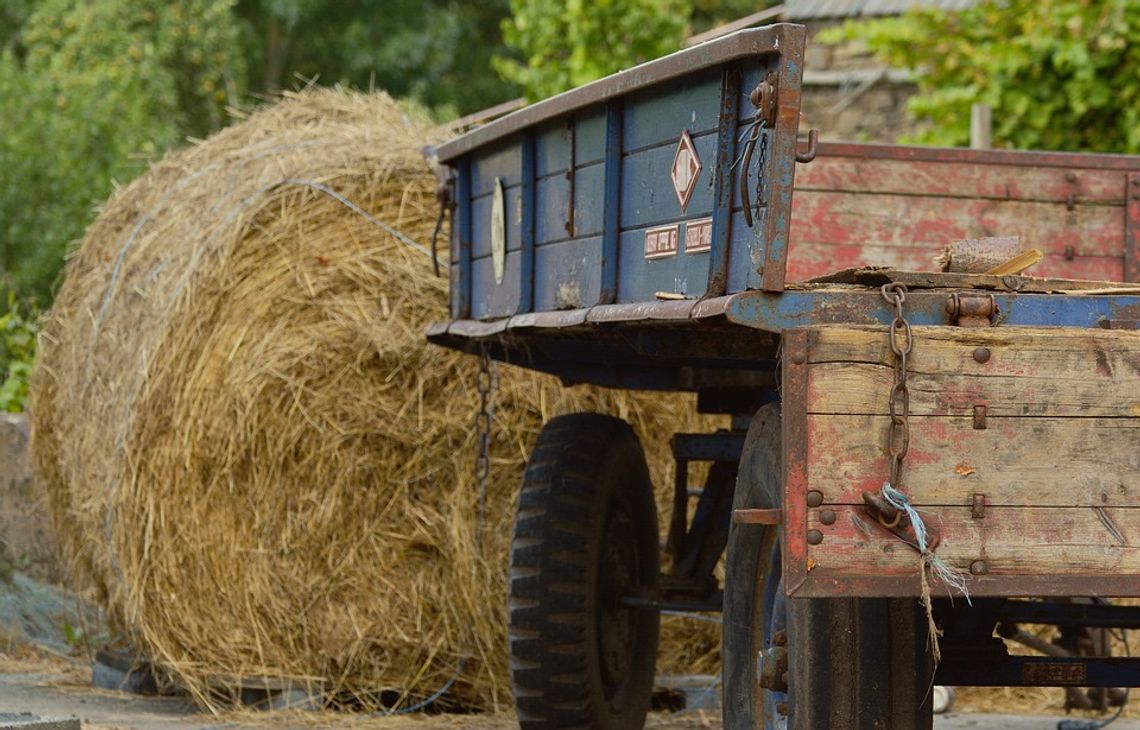 PILNE. Spadł z przyczepy i uderzył głową w płyty betonowe. Ranny trafił do szpitala