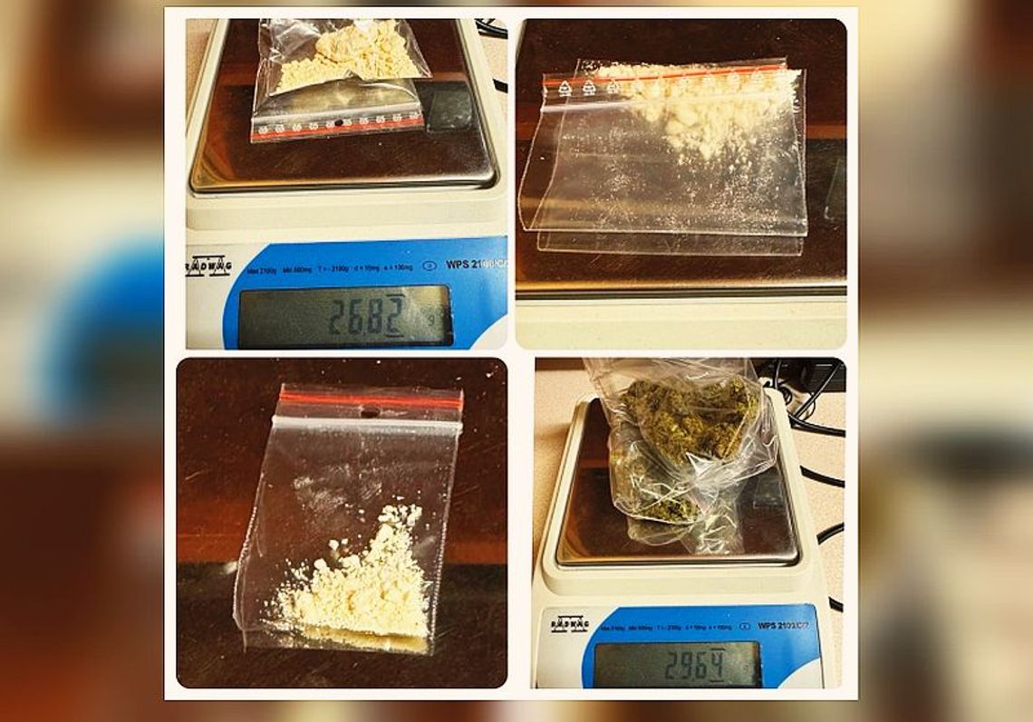 Podczas legitymowania policjanci odkryli narkotyki i fakt poszukiwania mężczyzny