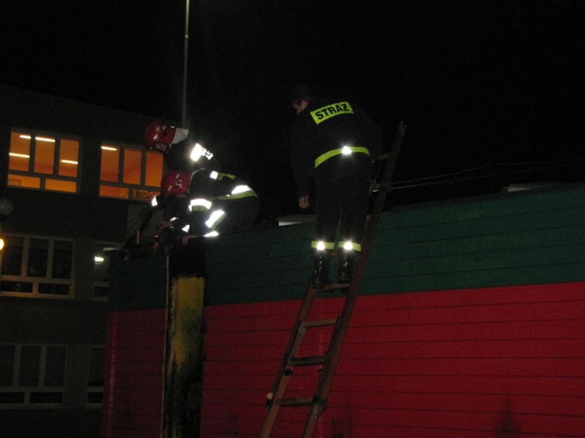 Podpalony "orlik" Podpalony "orlik"