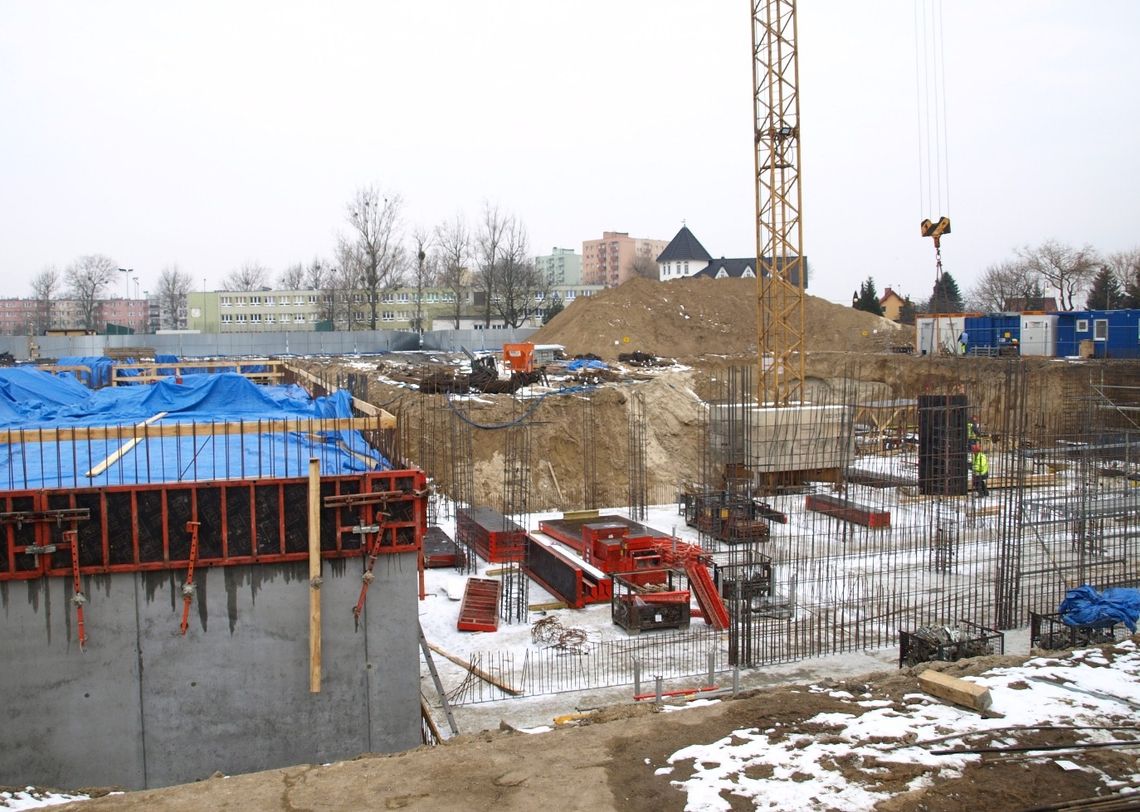 Pogoda nie „zamroziła” najważniejszej budowy w mieście. "Inwestycja zgodnie z harmonogramem" Pogoda nie „zamroziła” najważniejszej budowy w mieście. "Inwestycja zgodnie z harmonogramem"