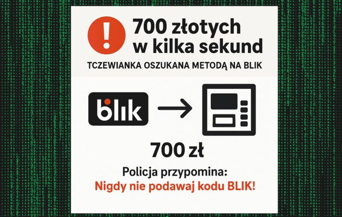 Policja apeluje: nie podawaj kodów BLIK!