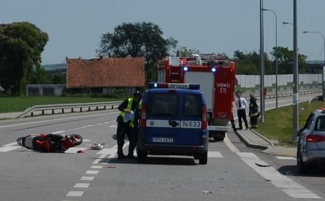 Policja bada tragiczne zdarzenie. Trzeci śmiertelny wypadek motocyklisty w tym roku